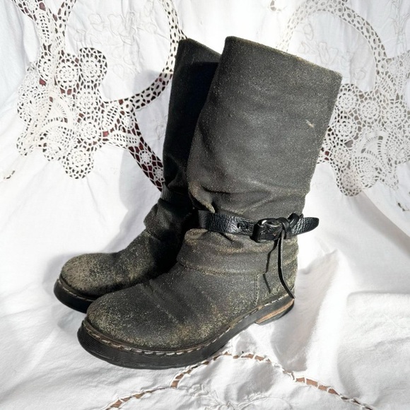 Stylish Black Combat & Moto Boots for Women